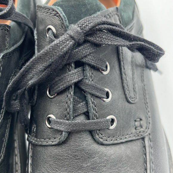 Men’s Clark’s Unstructured Black Leather Oxfords Size 11 - Picture 15 of 16